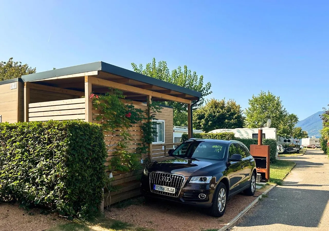 Mobile Home On Lago Maggiore - Direct Beach Access Maccagno Chalet